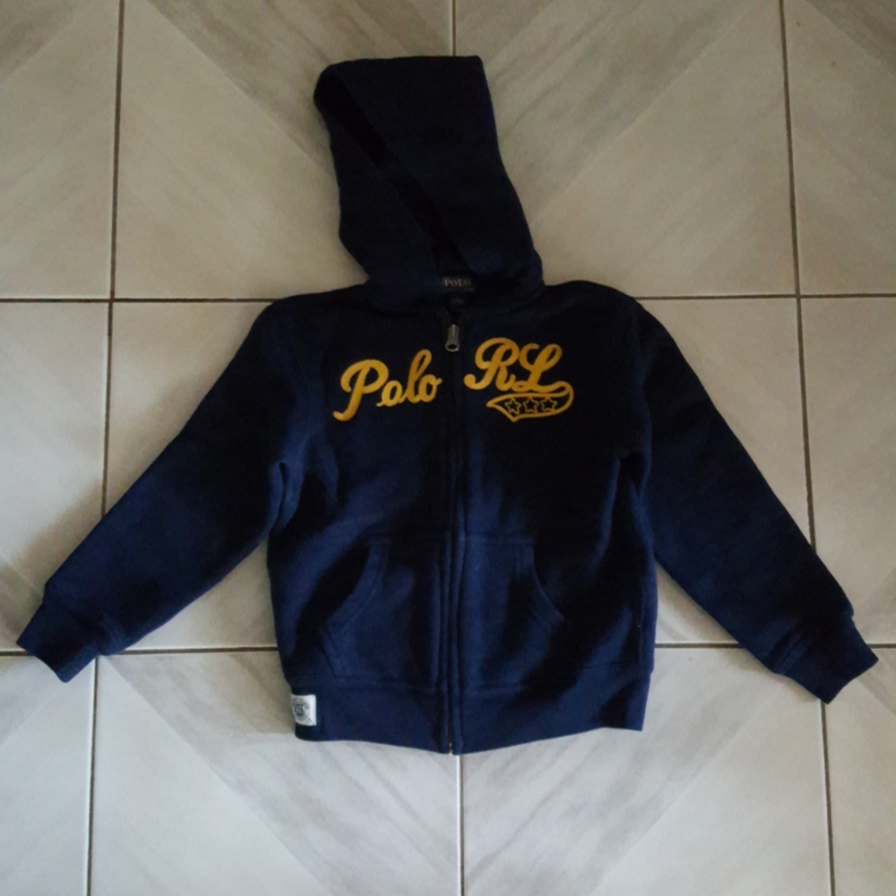 Ralph Lauren, Zip Hoodie, Navy Blue